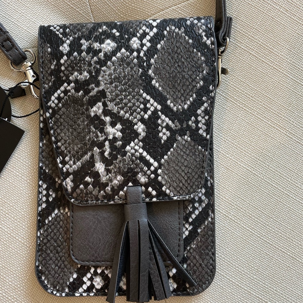 Snakeskin purse